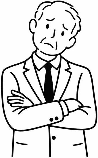 お悩みのイラスト